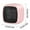 Pink, variant on StSilkitty Portable Space Heater Compact Small Warmer 110V 450-800W for Home Bedroom Office Desk Indoor Use,White
