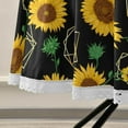 thumbnail image 5 of Coolnut 60" Sunflower Outdoor Tablecloth with Umbrella Hole and Zipper, Waterproof Round Tablecloth for Party,Patio,Picnic,Holiday Dinner,Summer, 5 of 7