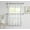 Yellow, variant on Barker Geometric Semi-Sheer Rod Pocket Kitchen Curtain Valance and Tiers Set, 52" x 36", White