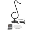 thumbnail image 4 of Lámpara LED de ambiente con control remoto por aplicación, música, Bluetooth, USB, para dormitorio y hogar., 4 of 14