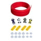 thumbnail image 3 of Pista de rampa para autos de carreras flexible, juguete para niños, regalos, ligero, versátil, con 4 mini autos de fundición a presión, montaje con, 3 of 10