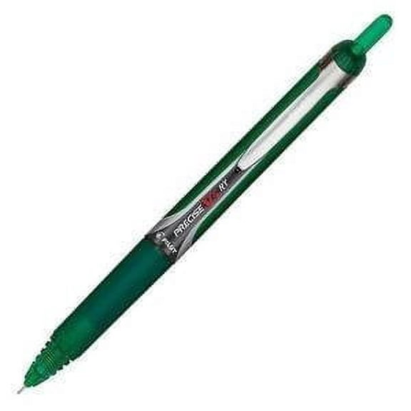 3 PENS: Pilot Precise V5 Retractable Green Pens
