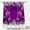 Purple-white-=, variant on Christmas Ball Shower Curtain Purple Xmas Balls Ribbon Snowflake Fantasy Merry Christmas Winter Holiday Dreamy Xmas Ball Decor Fabric Bath Curtain with Hook