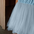 thumbnail image 6 of BLTIBY Girls Midi Tulle Dresses Cami Spaghetti Strap 3D Butterflies Sleeveless Tutu Dress Summer Birthday Party Gowns Blue 7-8 Years, 6 of 6