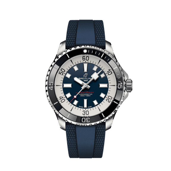 Breitling Superocean Automatic 44 Blue Dial Steel Men's Watch A17376211C1A1