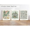 thumbnail image 5 of Induslyfe Framed Sage Green Vintage Wall Art Canvas Decor Set of 3, Matisse Wall Art Prints Posters Mid Century Modern Art, Aesthetic Floral Botanical wall art for bedroom living room bathroom 12x16, 5 of 6