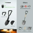 thumbnail image 4 of VIVOSUN Folding Camping Shovel Survival Multitool for Camping, Hiking, Backpacking, 4 of 7