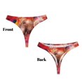 thumbnail image 3 of Balery Oil Paintings of Elephants Tangas de Algodón para Mujer con Estampado – Ropa Interior Sexy, Transpirable, G-string-Large, 3 of 6