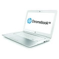 thumbnail image 2 of Restored HP Chromebook 14 G1 14" Celeron 2955U 4 GB RAM 16 GB SSD (White) - F7W49UA#ABA (Refurbished), 2 of 3