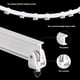 thumbnail image 3 of Riel de cortina flexible y plegable para decoración de habitaciones festivas, sistema de riel de cortina de montaje en pared o techo de PVC duradero, blanco de 5 m, nano PVC sintético de gran, 3 of 5