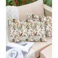 thumbnail image 6 of Tropical Palm Throw Pillow Cover 12 x 20 Inch Decorative Pillow Cover Summer Farmhouse Botanical Leaves Lumbar Pillowcase Seasonal Rectangle Cushion Case for Couch Sofa Bed Living Room, 6 of 7