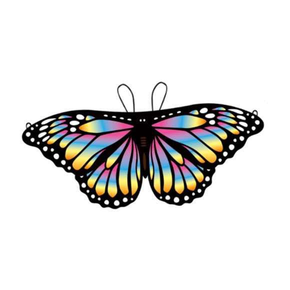 Shengyu Kids Butterfly Wing Fancy Dress Dreamlike Accessories Costume Wing Style B