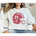 thumbnail image 1 of Custom Football Team Crewneck, Football Gameday Sweatshirt, Custom Football Helmet Shirt, - As Picture - L, 1 of 1