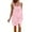 Pink, variant on Viikei 2025 Summer Womens Shorts Womens Summer Casual Sleeveless Spaghetti Strap Jumpsuits Loose Stretchy Short Romper with Pockets