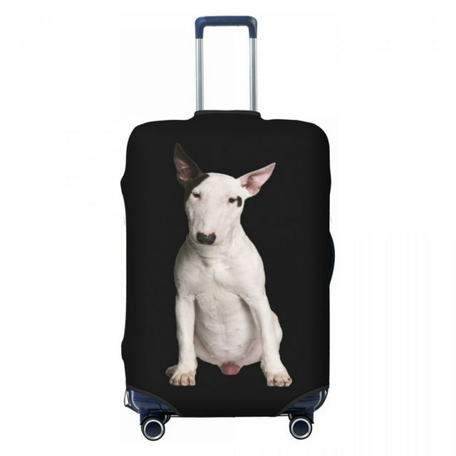 Custom French Bulldog Travel Luggage Cover Washable Frenchie Dog Suitcase Cover Protector Fit 18-32 Inch