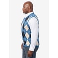 thumbnail image 3 of KingSize Men's Big & Tall V-Neck Argyle Sweater Vest, 3 of 4