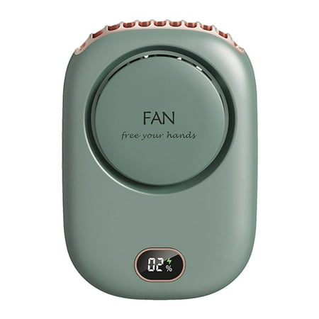 

Qiopertar up to 60% off Gift on Sale Portable USB Rechargeable Fan Outdoor Travel Fan Lazy Neck Hanging Fan