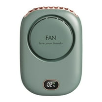 Needhep Quiet Rechargeable Mini Table Fan,Mini Fan, Portable Bathroom Fan, Fans That Blow Cold Air, Fan for Office (Green)