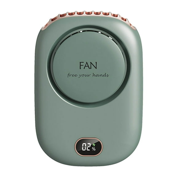 Needhep Quiet Rechargeable Mini Table Fan,Mini Fan, Portable Bathroom Fan, Fans That Blow Cold Air, Fan for Office (Green)
