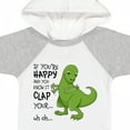 thumbnail image 4 of Inktastic T-Rex Can't Clap Boys or Girls Baby Bodysuit, 4 of 5