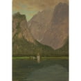 thumbnail image 2 of Frederic Edwin Church 11x14 Black Ornate Wood Framed Double Matted Museum Art Print Titled: Koenigsee, Near Berchtesgaden, Bavaria (1868), 2 of 5