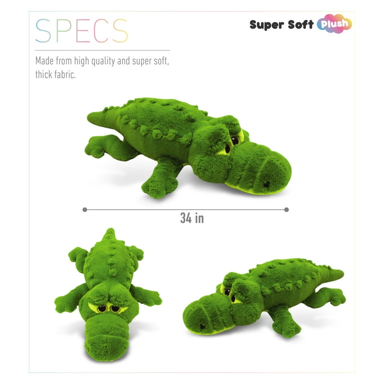 Eco-Friendly Plush Gator - 2 Sizes