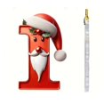 thumbnail image 1 of Ruifaya Adornos de letras navideñas, colgante de árbol de Navidad de 26 letras, adornos de Navidad rojos de la A a la Z, letras decorativas colgantes del alfabeto navideño para árbol de Navidad, ado, 1 of 7