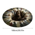 thumbnail image 3 of Oliegs Blanket Version And 3D Carpet Soft And Durable Fabric Holiday Floor Slip Round Carpet For The, 3 of 5