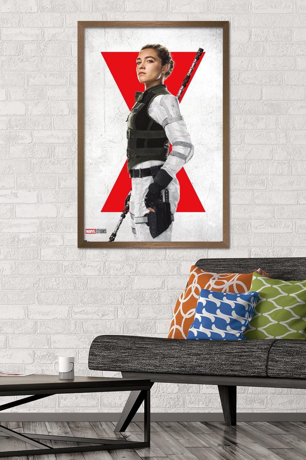 Marvel Black Widow - Yelena One Sheet Wall Poster with Magnetic Frame, 22.375" x 34"