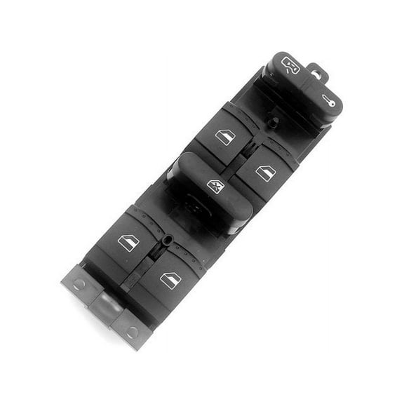Front Left Driver Side Power Window Switch - 6 Button - Compatible with 1998 - 2005 Volkswagen Passat 1999 2000 2001 2002 2003 2004