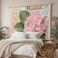 thumbnail image 3 of Pink Vintage Floral Tapestry for Bedroom Wall Hanging Tapestry, Summer Botanical Retro Ceiling Backdrop Tapestries Poster Blanket Wall Decor for Teens Room Living Room Dorm 59" x 90", 3 of 8