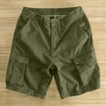 thumbnail image 6 of Men's Casual Work Shorts with Pockets Comfortable Stretch Fabric for Outdoor Hiking and Everyday Wear Mens Shor Drawstring Elastic Waist Casual Beach Pants, 6 of 6