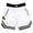 A-White2225, variant on XIAONU Wolf Patch Mesh Shorts for Men Drawstring Waist Zipper Pockets Athletic Shorts