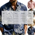 thumbnail image 3 of Men Floral Print Button up Shirts Casual Long Sleeve Slim Fit Blouse with Pocket Lightweight Bohemian Clothes, 3 of 5