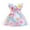 Multicolor, variant on Odeerbi Tutu Tulle Dress For Toddler Girls Birthday Dresses Formal Dress Net Yarn Flowers Mesh Print Bow Ruffles Party Gown Long Dresses Multicolor