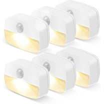 Motion Sensor Light Indoor Led Night Light Stick on Nightlight Battery Operated Lights for Hallway Stair Bathroom Closet Bedroom (Patent Applied)