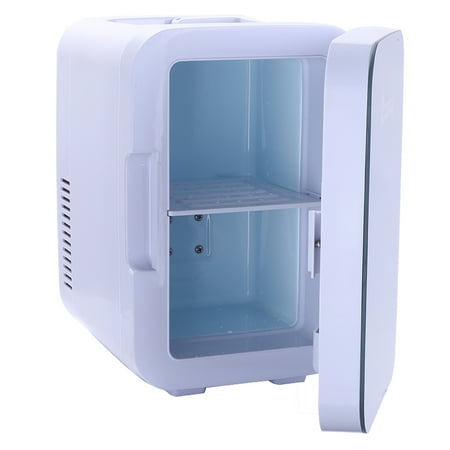 Portable Beverage Cooler - ZOKOP 6L Mini Portable Fridge Electric Cooler & Warmer AC/DC Thermoelectric System Gray