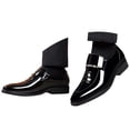 thumbnail image 4 of YUEHUA Men's Wingtip Oxfords, Leather Dress Shoes Flexible Forefoot for Work & Business Comfort Lightweight Lace Classic Formal Shoes, 4 of 10