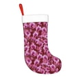 thumbnail image 2 of Yiaed Orchids Flowers Print Christmas Stockings, Christmas Stockings Hanging Ornaments, Christmas Stockings for Family Christmas Holiday Decorations, 2 of 7