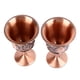 thumbnail image 1 of JUEGO DE COPAS DE VINO DE ALEACINO DE ZINC Y METAL VINTAGE, COPAS RETRO DECORATIBAS Para Bar en Casa, 2 UDS., 1 of 7