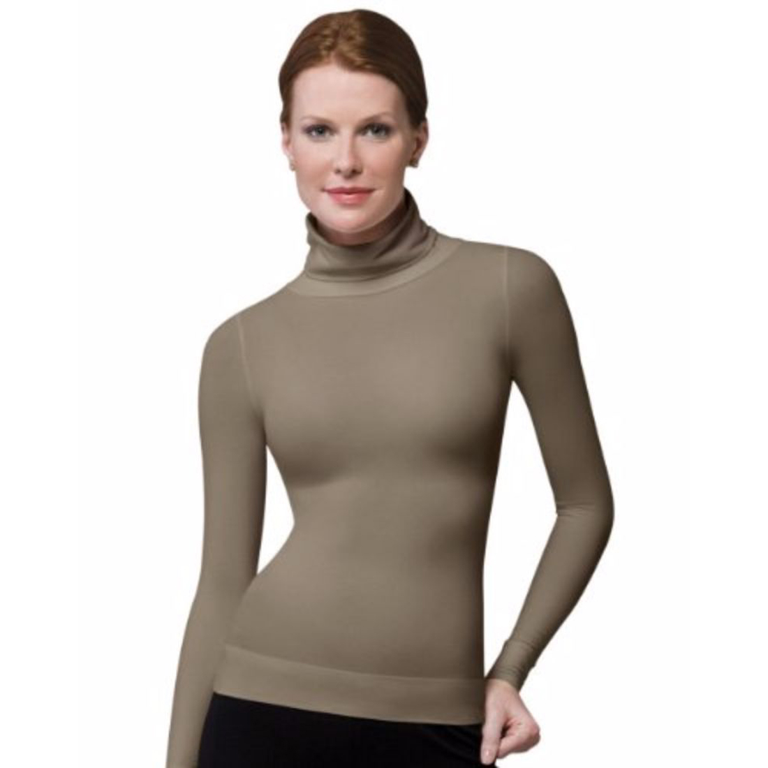 Long Sleeve Shaping Turtleneck 