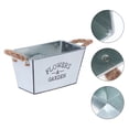 thumbnail image 2 of Miangastore Garden Flower Bucket Flower Holder Iron Flower Container Succulent Plant Pot, 2 of 8