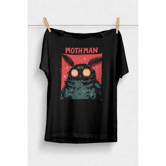 Cryptid Mothman T-Shirt, Weirdcore West Virginia Apparel, Oddly Specific Meme Shirt, Funny Grunge Clothing, Quirky T-Shirt, Cryptid Fan Shirt