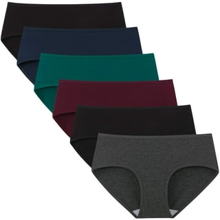 Hanes Women's No Ride Up Cotton Hipster Panties 6-Pack - Size - 5 ...