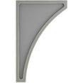 thumbnail image 2 of Ekena Millwork 3"W x 7 1/2"D x 12"H Extra Large Lawson Wood Vintage Decor Corbel, Pebble Grey, 2 of 6