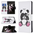 thumbnail image 4 of Designed for Samsung Galaxy S22 Ultra 5G, Allytech Wallet PU Leather Card Slots Kickstand Flip Case Impact Resistant Protective Magnetic Closure Case for Galaxy S22 Ultra 6.8", Cute Panda, 4 of 5