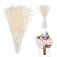 thumbnail image 1 of Uxcell 100-Pack Varitas de Perlas de 9 Pulgadas 4mm para Manualidades de Bricolaje Beige, 1 of 1