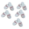 thumbnail image 1 of 5 pares de zapatillas antideslizantes para el hogar del hotel de viaje de la dama de honor de la ducha nupcial de la sauna Baoblaze Zapatillas de dama de honor desechables, 1 of 5