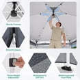 thumbnail image 5 of HOTEEL 16x16 Pop up Gazebo, Hexagonal Outdoor Canopy Shelter, Instant Patio Gazebo Sun Shade Canopy Tent with Netting & Adjustable Height for Lawn, Garden, Backyard & Deck, Gray, 5 of 10