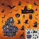 thumbnail image 1 of (B) Pegatinas de Halloween para decoración de ventanas, vinilos para puertas, calabazas, arañas y murciélagos, 1 of 5